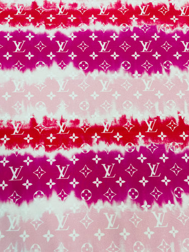 Louis Vuitton Pink Spandex with Gold Logo Design