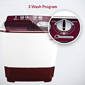 LG 7 kg 5 Star Semi-Automatic Top Loading Washing Machine (P7010RRAZ.ABGQIEL)