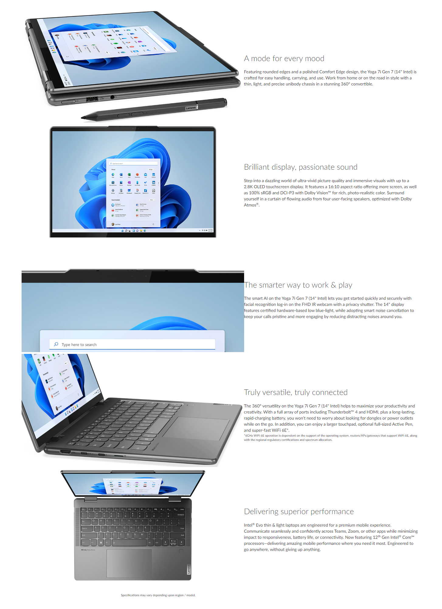 IdeaPad Slim 5i 12th Gen, 35.56cms - Intel i5 (Cloud Grey)