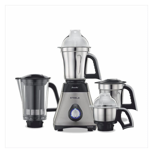 Preethi Blue Leaf Gold MG 150 Home Mixer Grinder 750 watt, 3 Jars, White  220 V