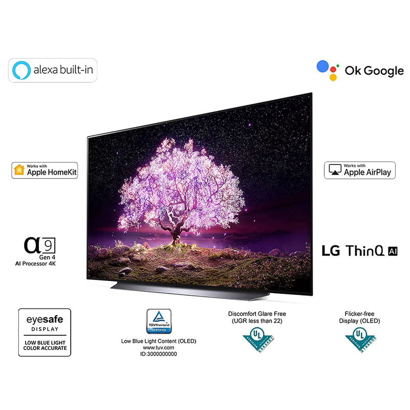 LG 164 cm (65 inches) 4K Ultra HD Smart OLED TV 65C1PTZ (Dark Steel Silver)