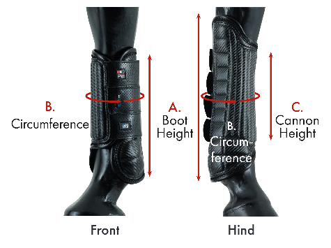 How to measure your horses legs for boots