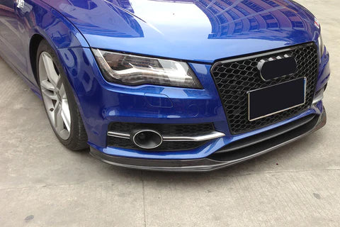 carbon fiber front lip audi a7 c7