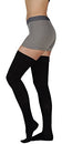 Image of Juzo 2001AGSB06 I Soft 20-30 mmHg Open Toe Pink Thigh High Firm Compression Stockings With Silicone Border - White44; I - Extra Small
