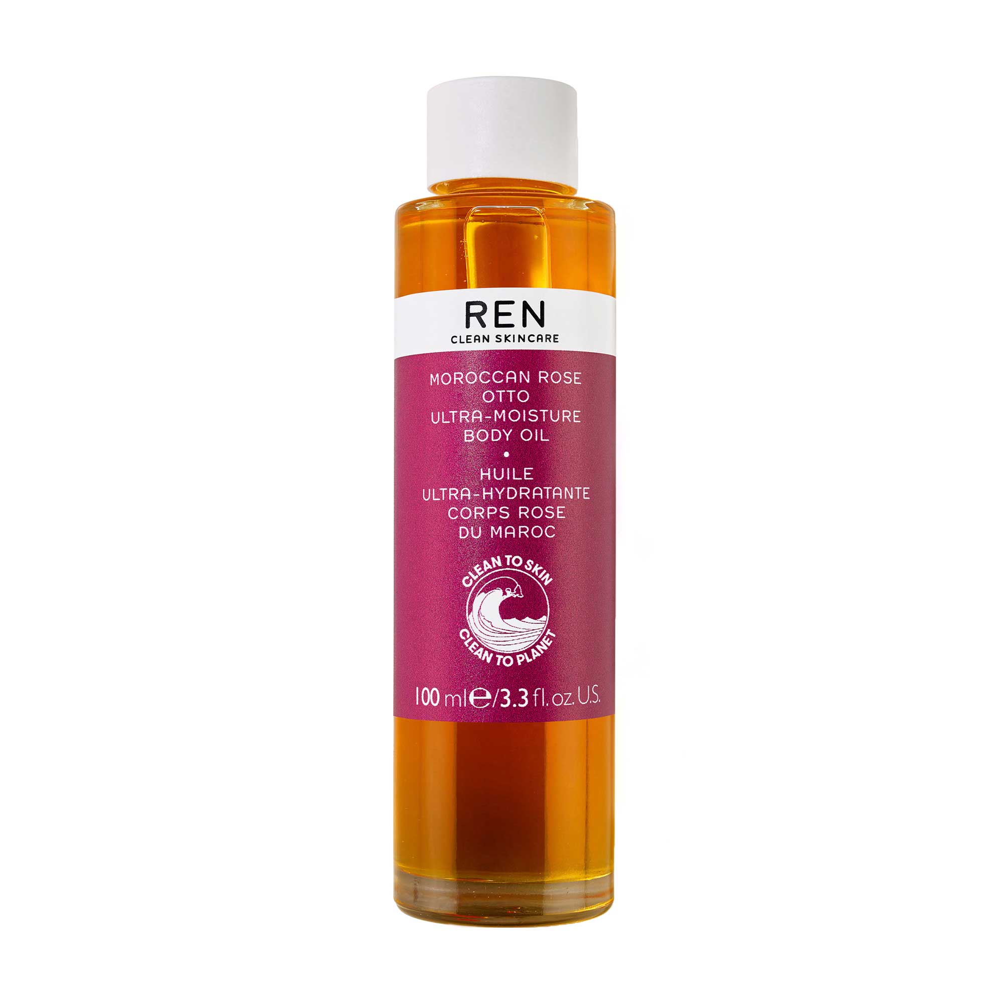 REN Moroccan Rose Otto Ultra-Moisture Body Oil 100ml