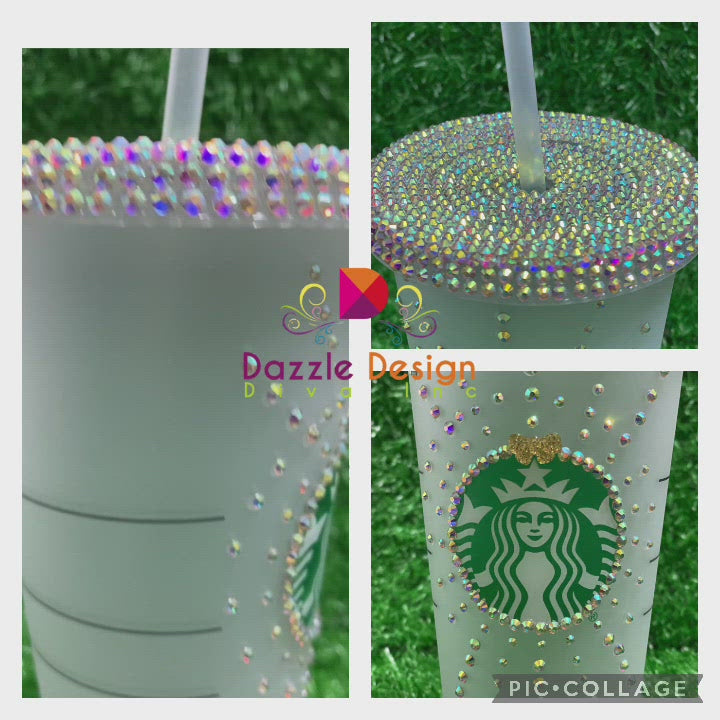 Starbucks Bling Red Cold Cup – Dazzle Design Diva Inc.