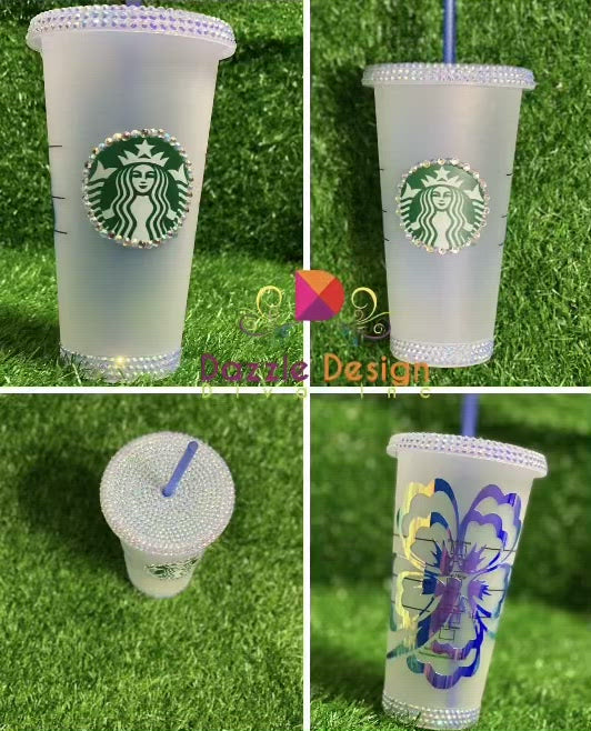 Starbucks Cold Cup Princess Pink Barbie – Dazzle Design Diva Inc.