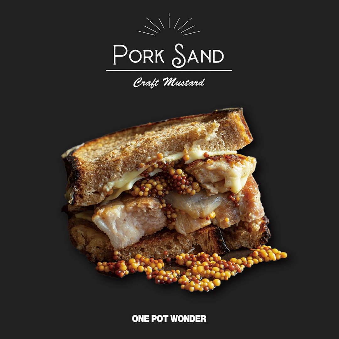 Press Pork Mustard Sandwiches