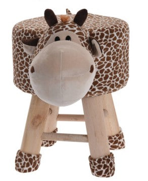 Children's stool with animal faces