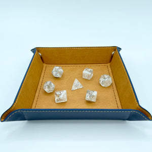 
                  
                    Load image into Gallery viewer, Tan Square Dice Tray - RPG DICE
                  
                