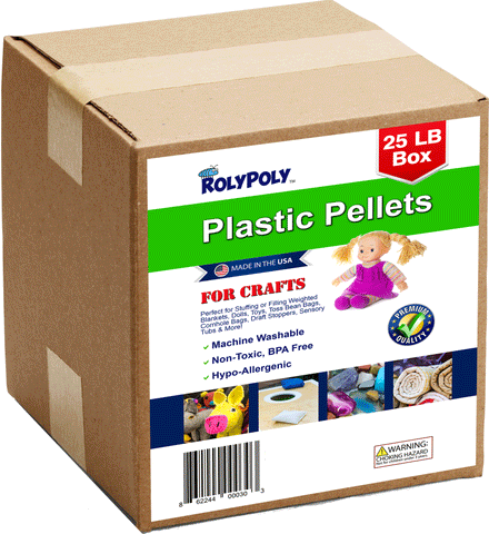 Poly Plastic Pellets 5LB Bag - FREE 2-Day Shipping – Roly Poly