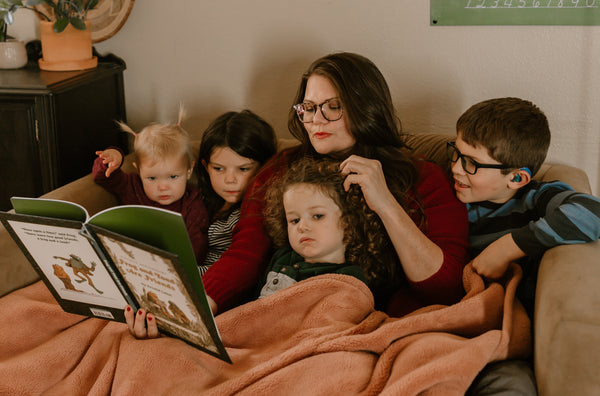 children reading aloud homeschool