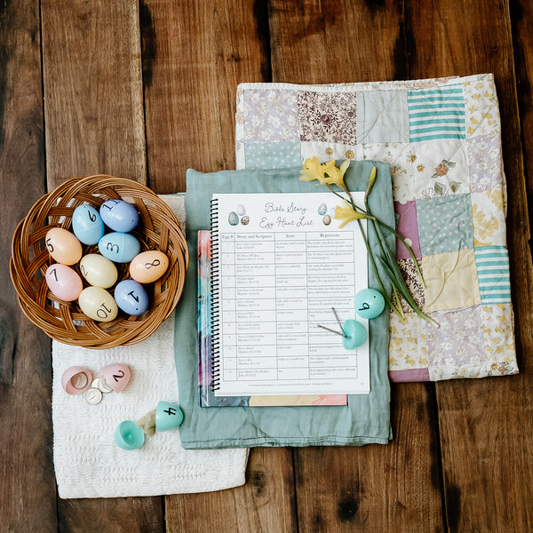 An Expectant Easter homeschool curriculum egg bible hunt