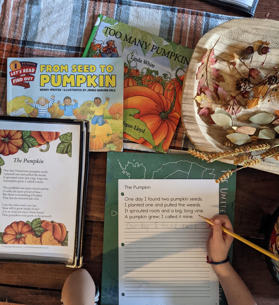 pumpkin unit study charlotte mason homeschool