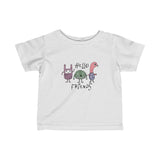 Infant hello friends tee