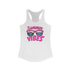 Summer Vibes tank top -white - PSTVE Brand