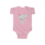 Infant heart elephant onesie - PSTVEBRAND