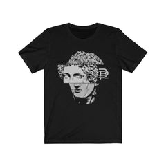 Renaissance art face t-shirt