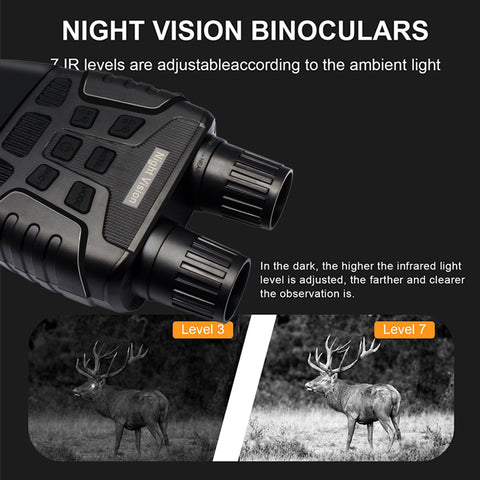Night Vision Goggles - Night Vision Binoculars - Pro Night Vision IR Digital Binoculars