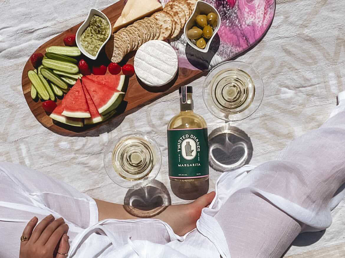 Picnic with Twisted Shaker Margarita