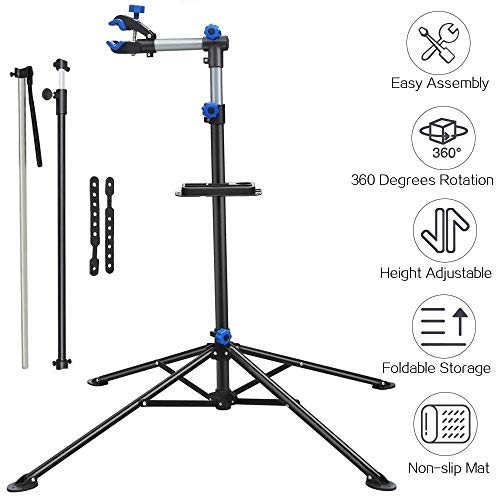 yaheetech bicycle pro mechanic bicycle repair workshop stand rack bike repair stand