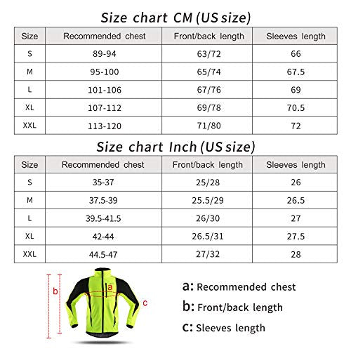 arsuxeo size chart