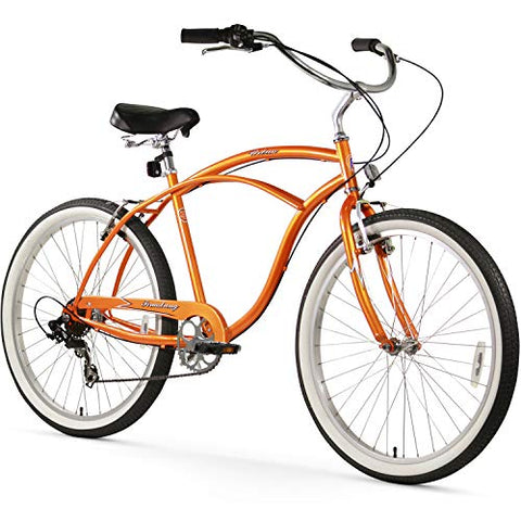 orange 26 inch bike