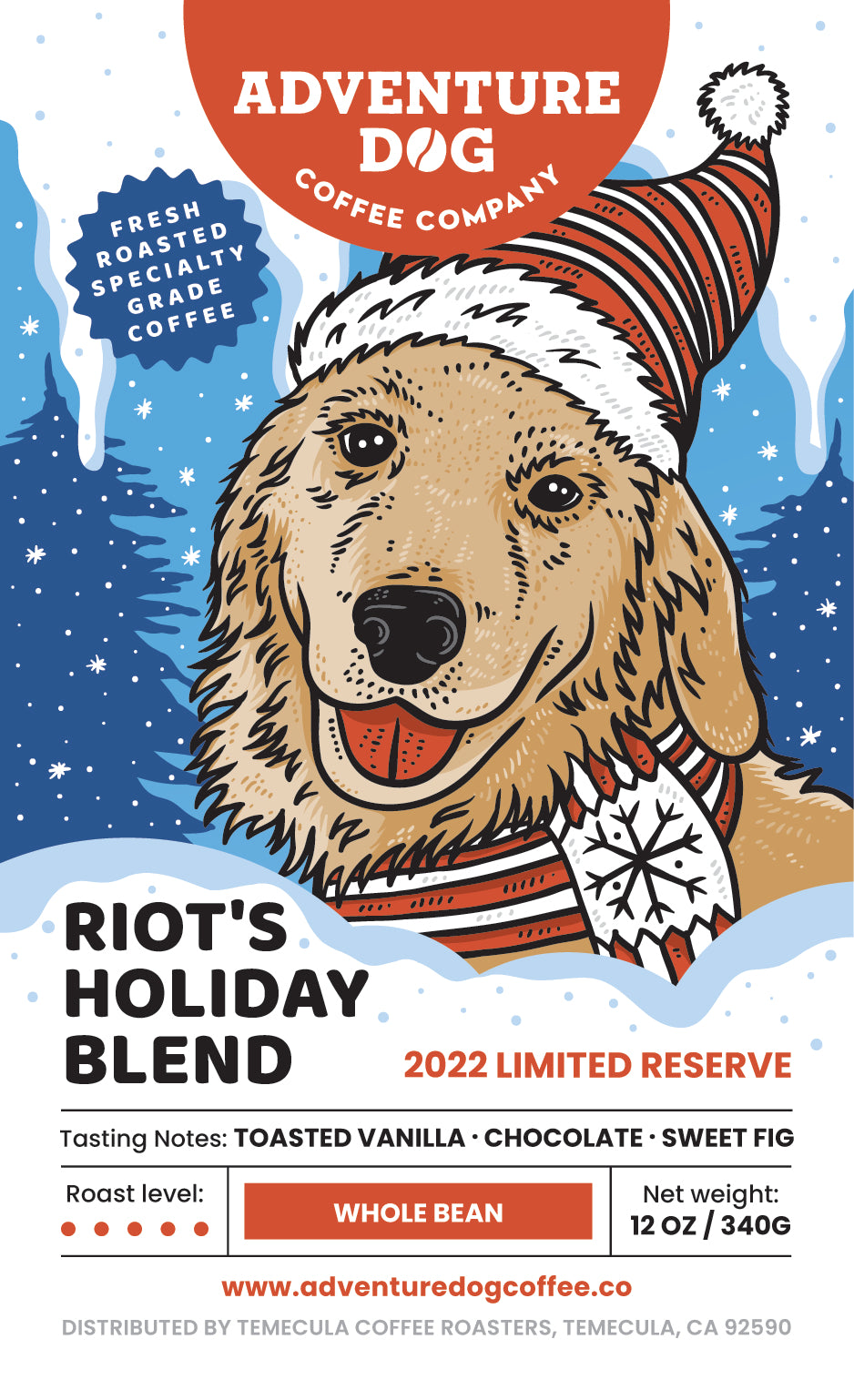 Riot's Holiday Blend Limited Reserve Coffee