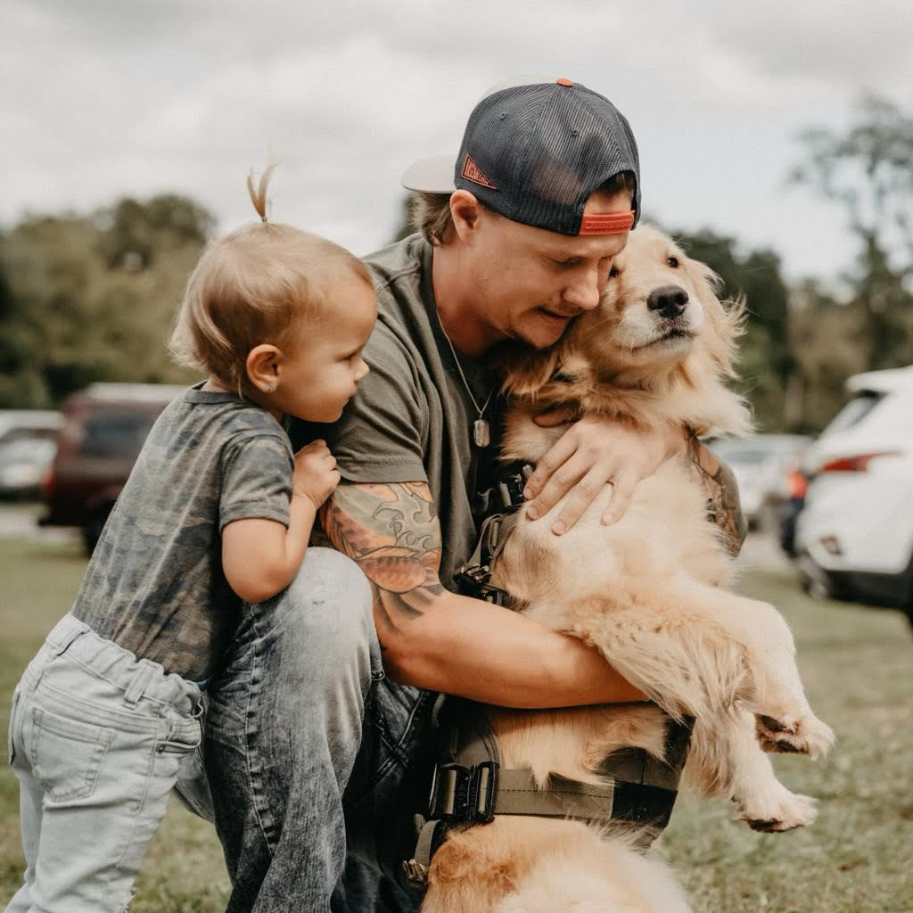 Josh (USMC veteran) & Riot, Rescue 22 Foundation service dog