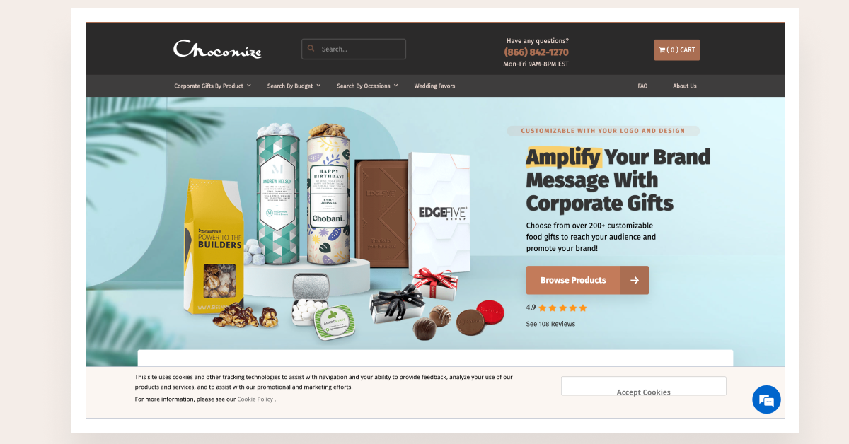 an example of b2b ecommerce website