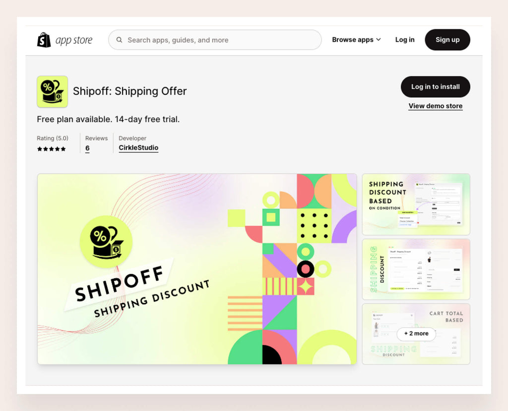 Shipoff shopify app