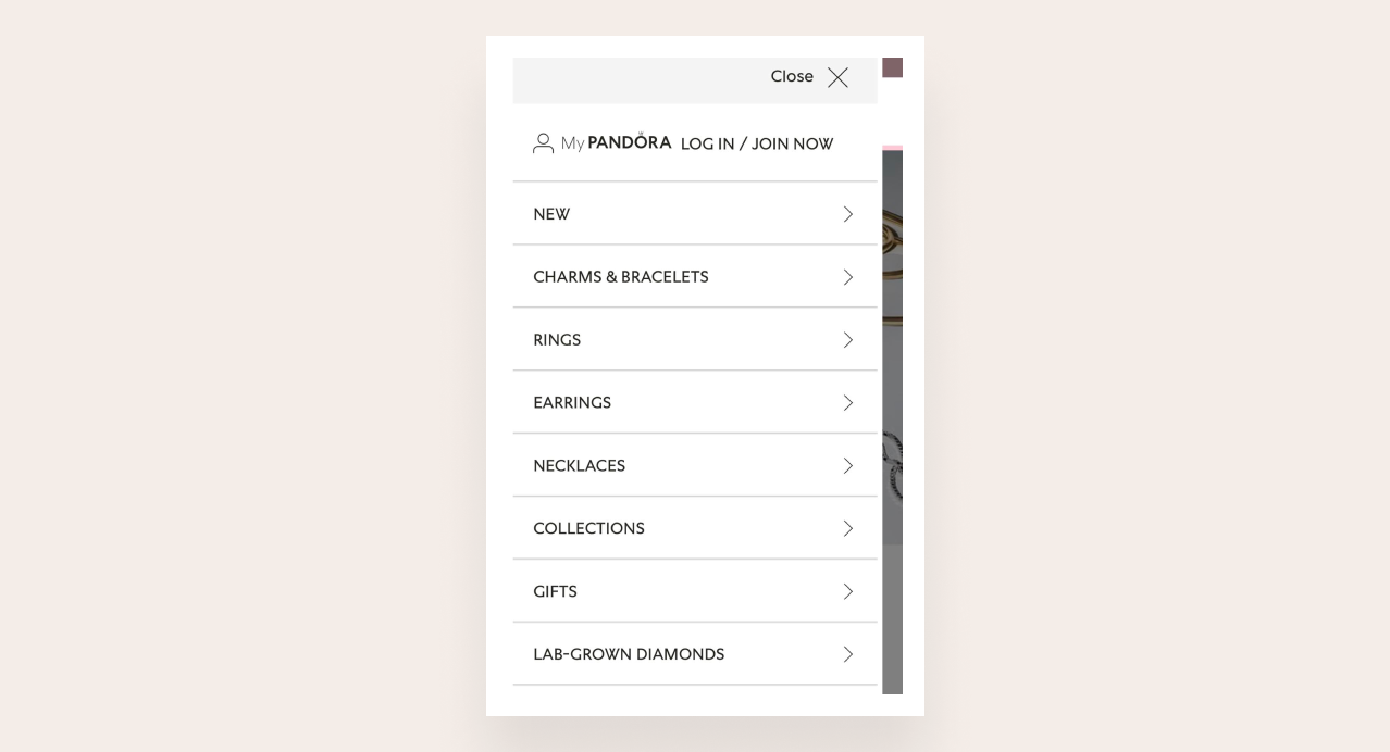 a collapsible menu on mobile