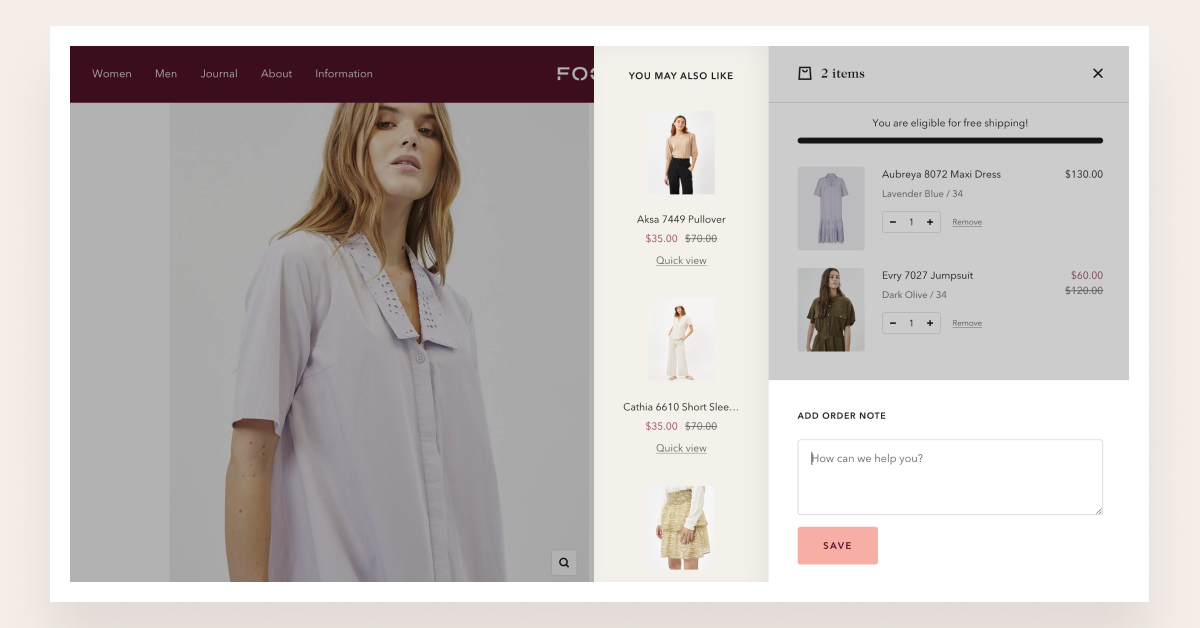 add cart notes with focal theme shopify