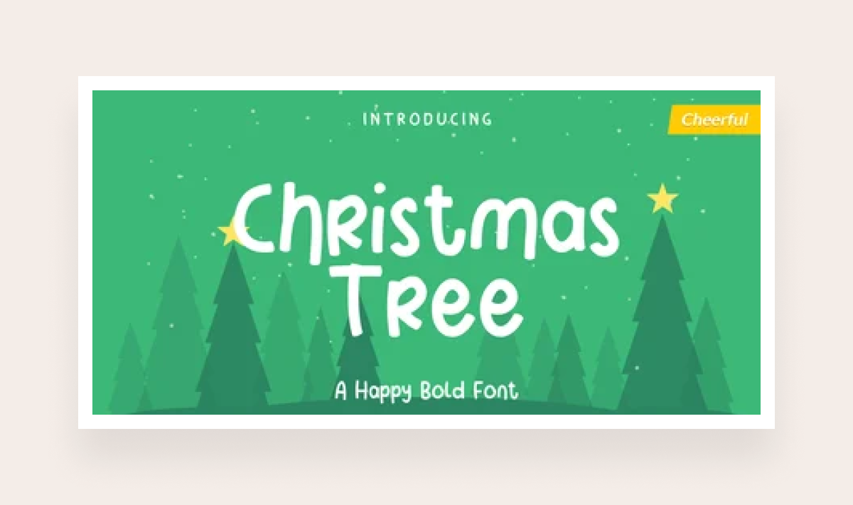 festive fonts for website design on Christmas