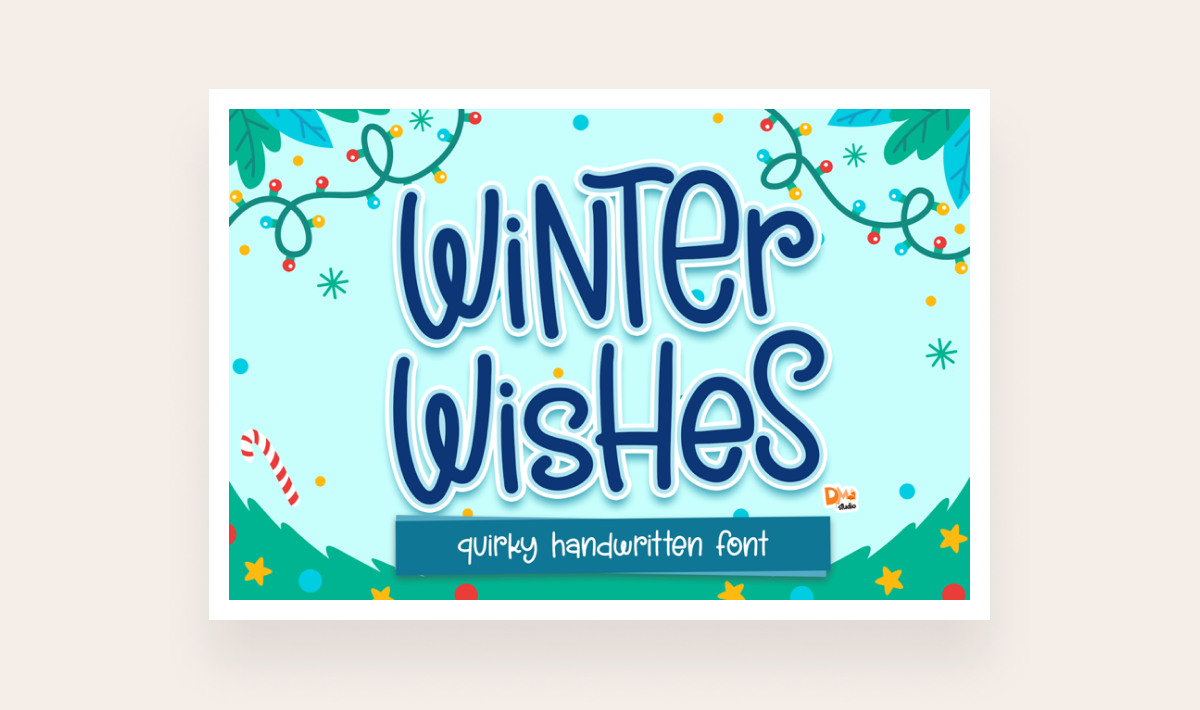 festive fonts for website design on holiday season