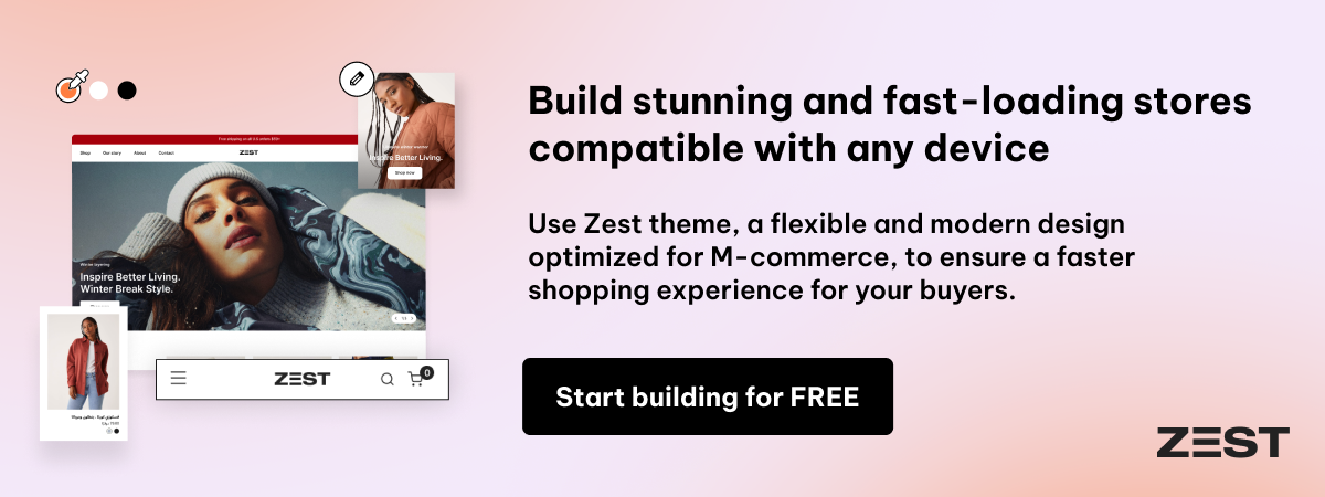 Build a stunning and fast-loading Shopify store with Zest