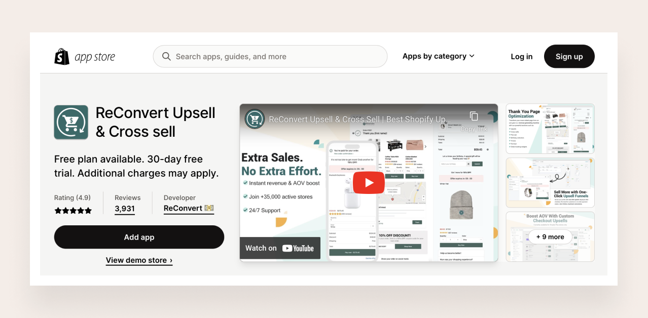 one of best Shopify upsell and cross sell apps