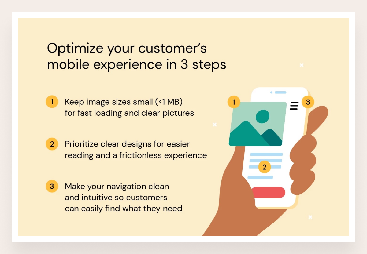 tips to optimize for mobile