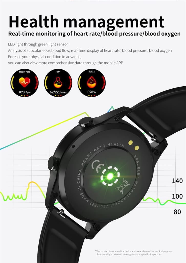 Mobteck-F35 Smart Watch with Bluetooth call