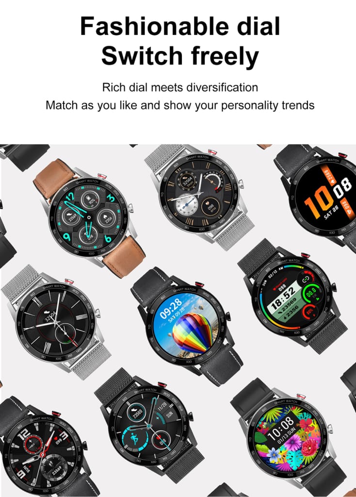 Mobteck OG-DT95 IP68 Bluetooth Call Smartwatch