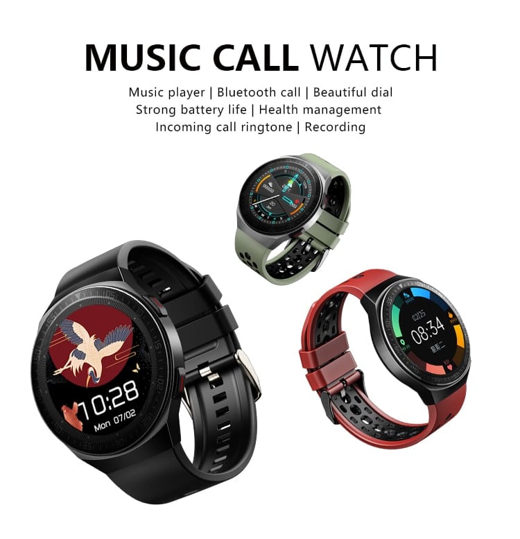 Mobteck MT3 Smart Watch with Inbuilt memory