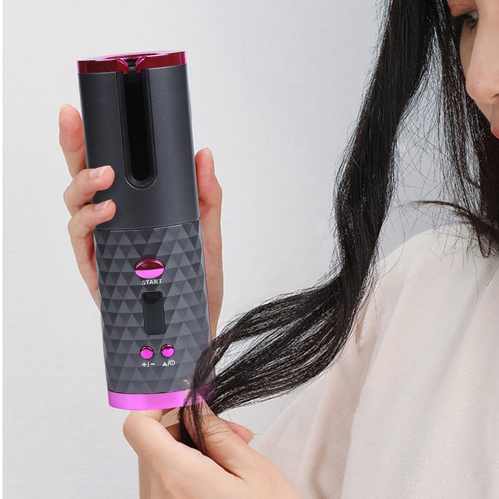 Wireless Hair Curler Iron USB Rechargeable