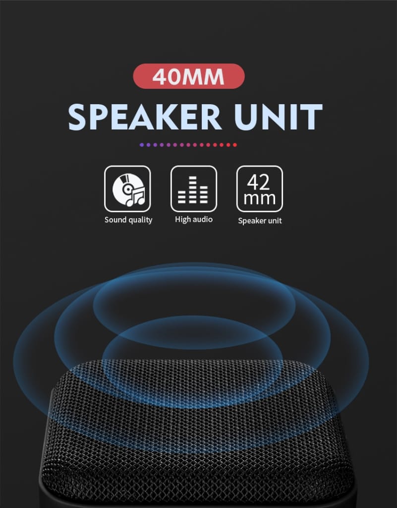 ORGINAL PORTABLE BLUETOOTH SPEAKER 3D SURROUNDED SOUND