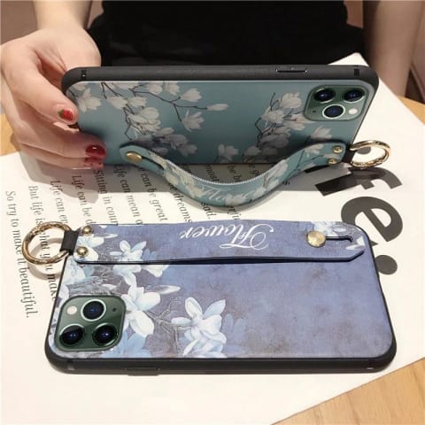 iphone 11 Pro Max Back Cover With Wrist Strap