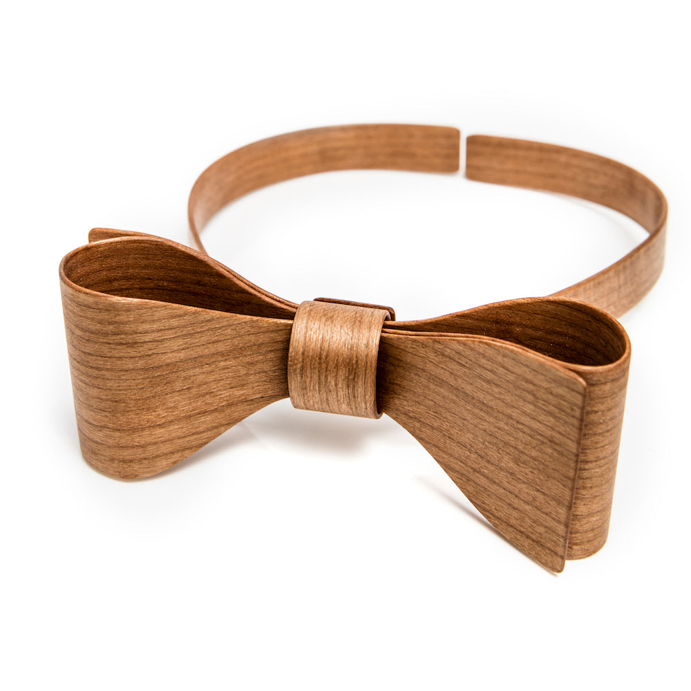 Wooden bow tie Tanned Ash Hring eftir hring