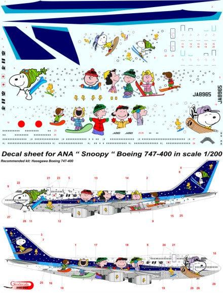 ボーイング747-400D 全日空スヌーピー号 高級品市場 9800円引き