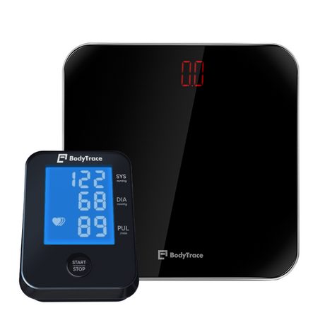 Body Trace BT005 Black Digital Weight Scale Noom Fitness 180kg Capacity,  Great