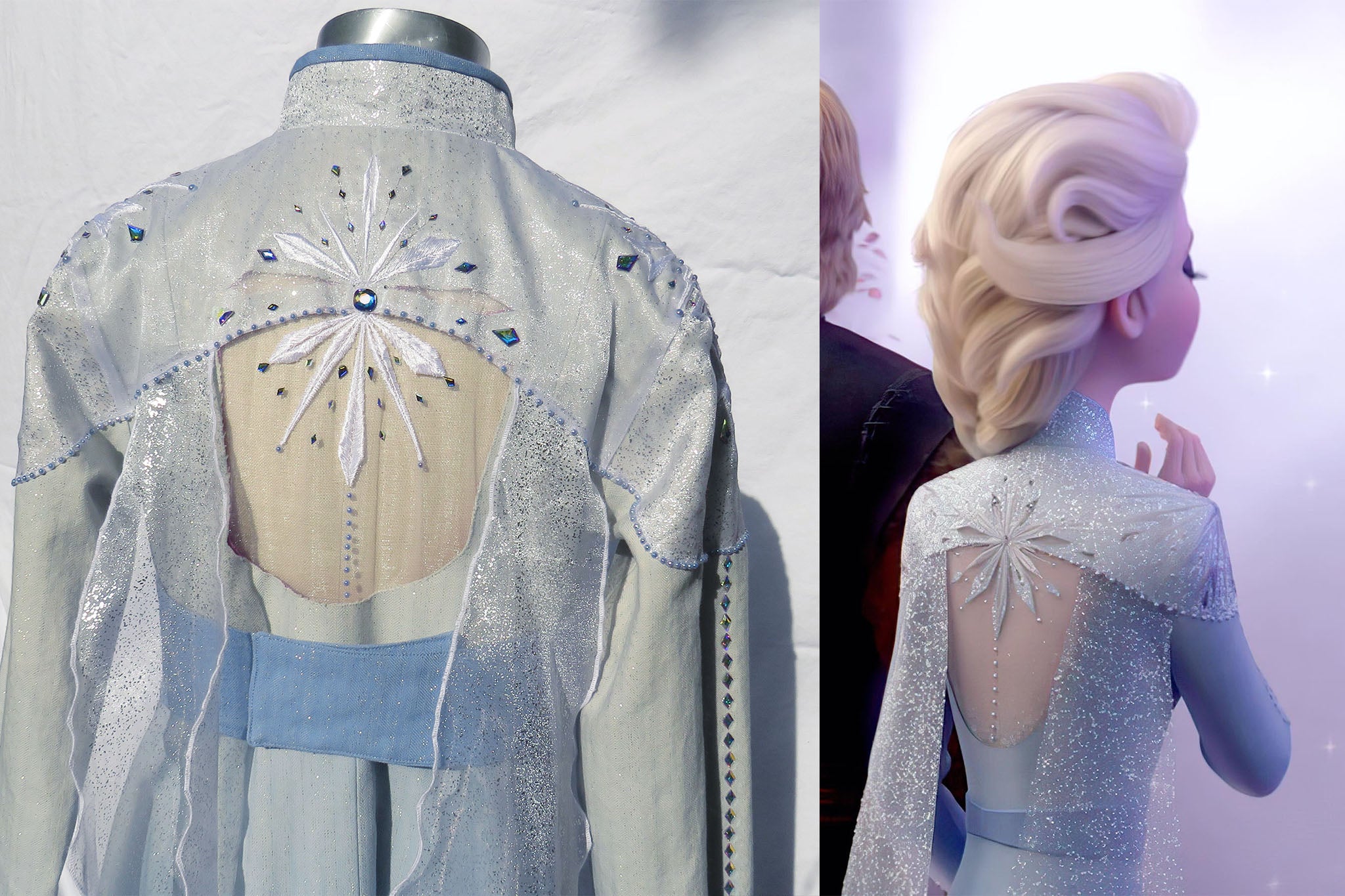 Frozen Coat by Victoria Stone back comparison