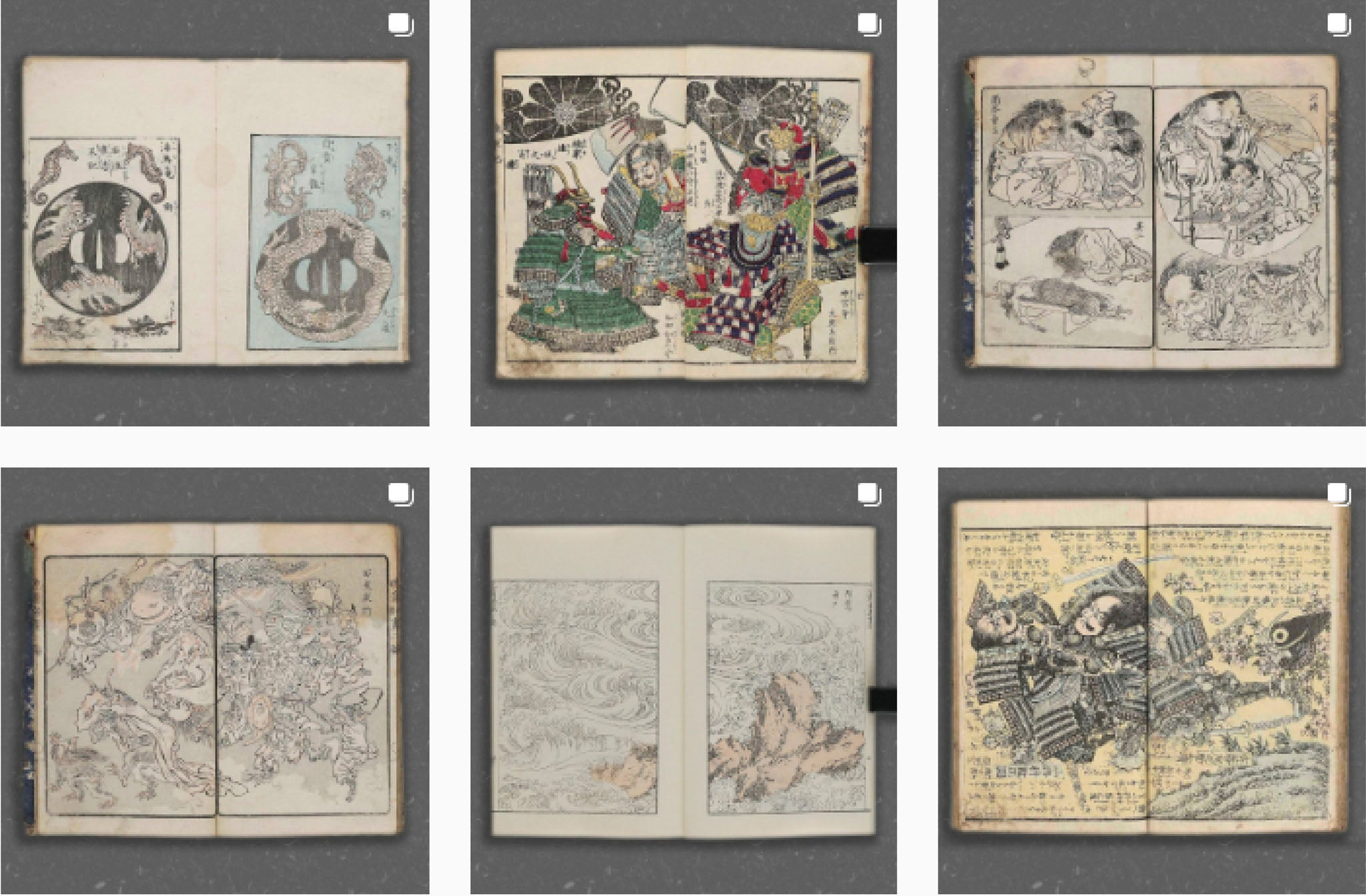 Instagram page for Nihon Kosho, a online purveyor of antique Japanese books and prints