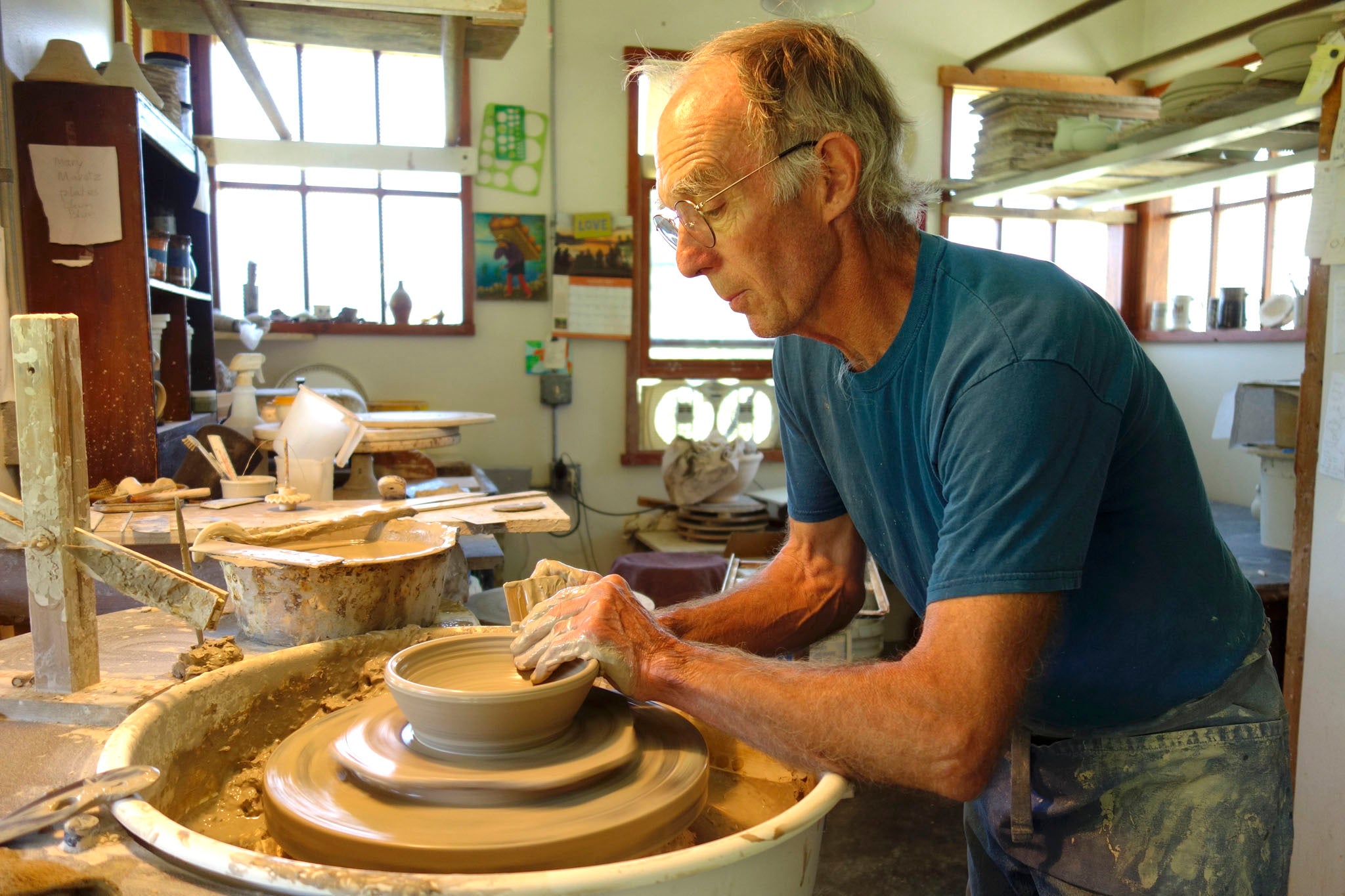 Dunn County Pottery by John Thomas in Downsville WI